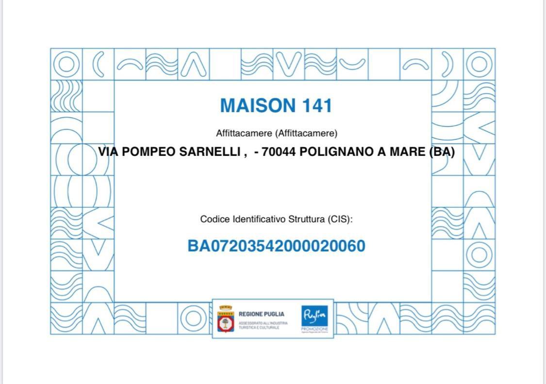Maison 141 Polignano a Mare Buitenkant foto